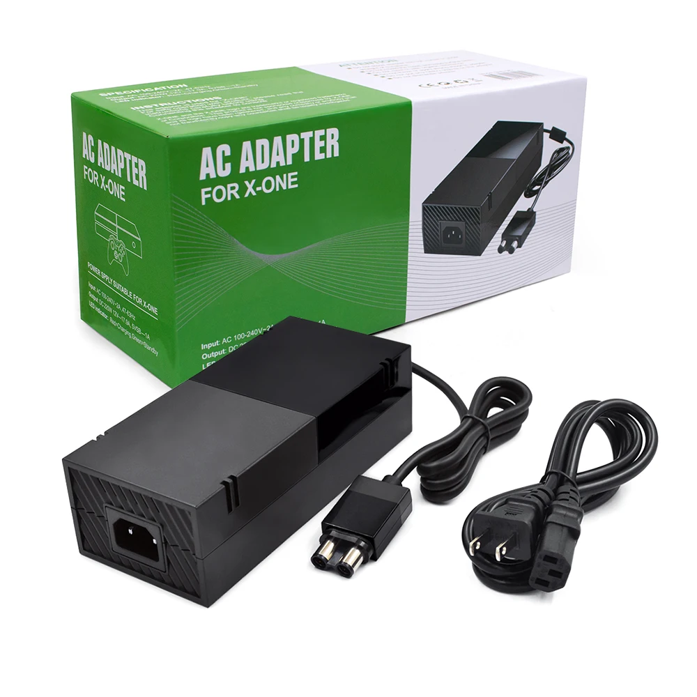 Replacement Charger With Power Cord For X-box 1 Console