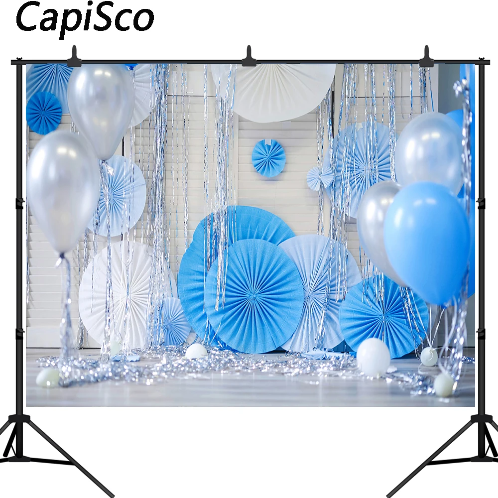 

Capisco smash cake photography backdrop birthday party baby interior balloon flower photo studio background photophone photocall