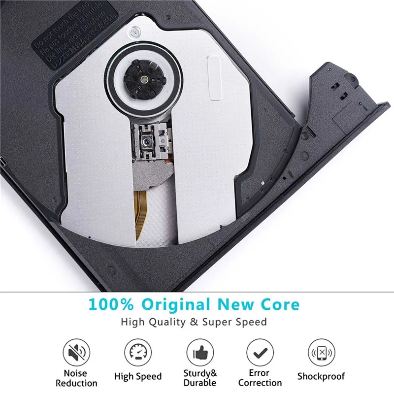 External Optical Drive TYPE-C USB3.0 2 In 1 CD/DVD/VCD Burner Player Reader RW Portable | Компьютеры и офис