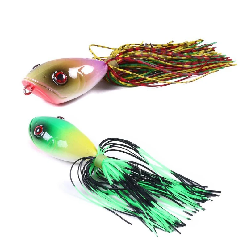 

1Pcs 10cm 10.5g Artificial Hard Ray Frog Lure Jumping Fishing Lures Bait Treble Hooks For Carp Fishing Popper Wobblers