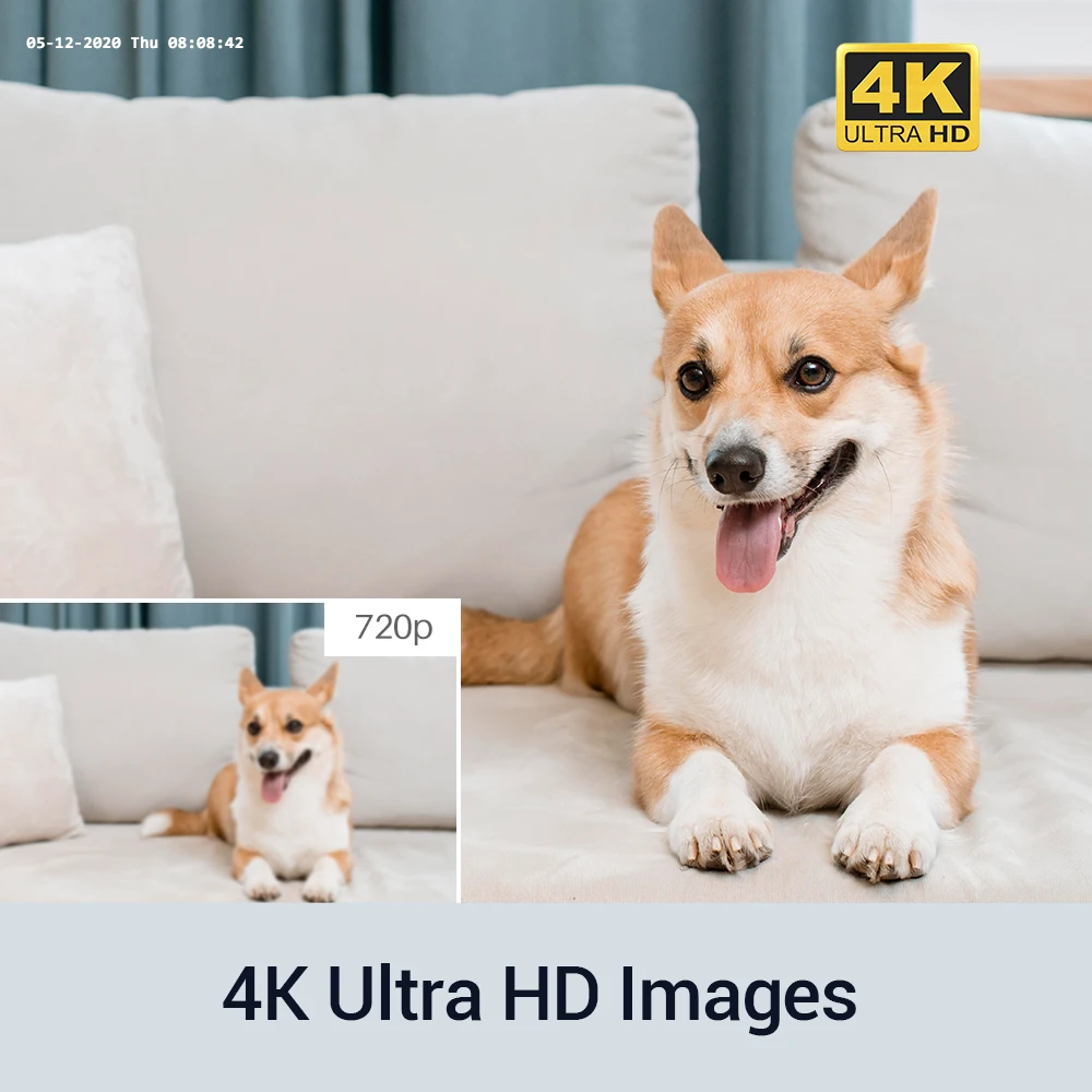 ANNKE 4K Ultra FHD полноцветная система видеонаблюдения 8 каналов Мп H.265 + DVR с наружными
