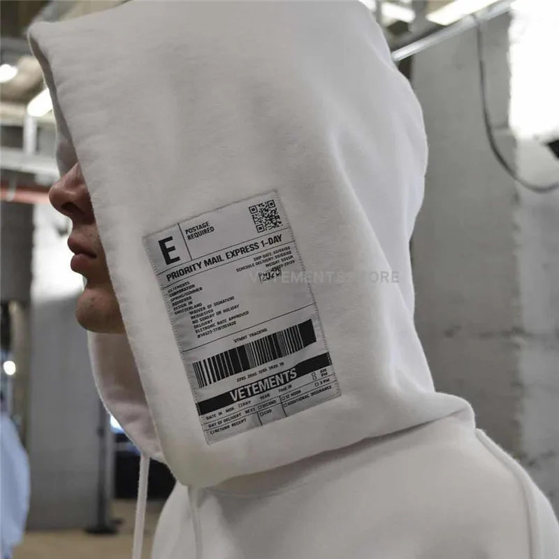 

2021fw Embroidered Vetements Hoodie Men Women 1:1 Best Quality VTM Pullover Hoody Big Tag Patch Vetements Sweatshirts