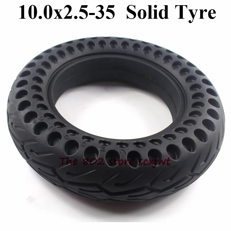 

10-дюймовая шина для электрического скейтборда, цельная шина 10, 0 X2, 5-35 для электрического скутера, скейтборда 10, 0 х2, 5-35, ненадувная шина