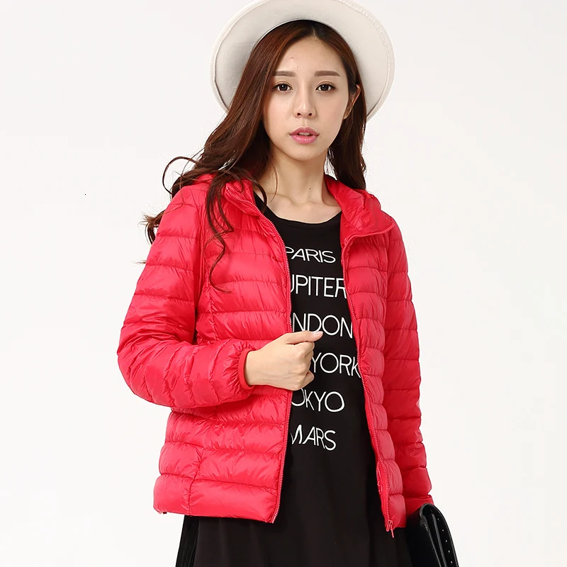 Размер Женская куртка с капюшоном легкая короткая ослом длинная теплая тонкая