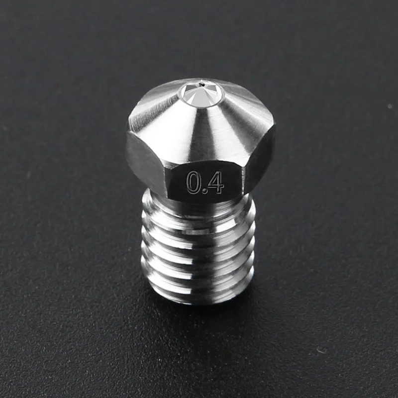 3D принтер E3D V6 из титановой стали 0 4 мм для особых материалов PETG ABS PET PEEK NYLON PRUSA I3
