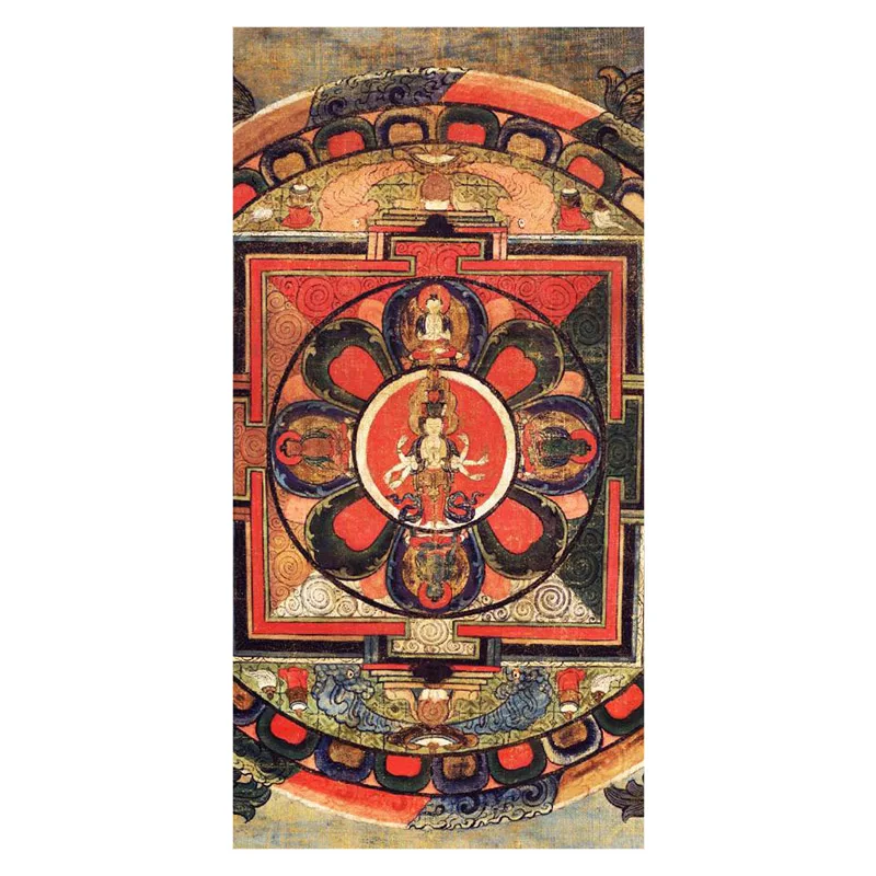 

Free Shipping!Mandala Tibet Thangka Pattern Background Printed Soft Bamboo Fiber Sport&Bath Towels for Adults_Size:35CMX70CM
