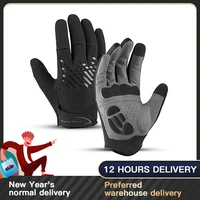 mens cycling gloves women mtb motorcycle accessories shockproof mittens bicycle touchscreen breathable full finger bike gloves