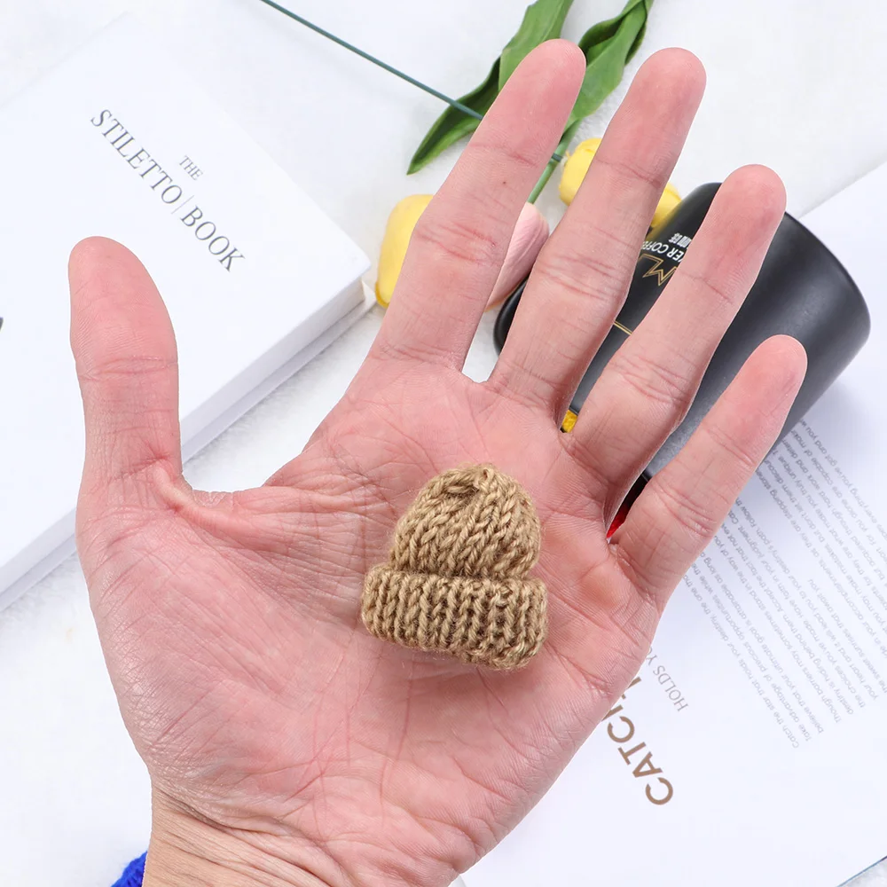 10 шт. новая Маленькая вязаная шапка ручной работы для кукол сделай сам чехол