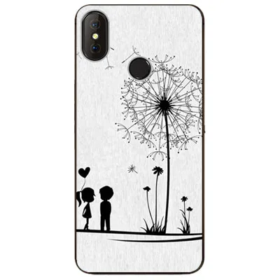 Силиконовый ТПУ чехол с милым рисунком Для Doogee X70 Мягкий защитный полным