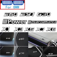 4pcs car audio video 3d sticker for bmw g30 x5 e70 e90 e46 e60 x1 e84 f48 x3 g01 e83 e61 e70 e87 e91 e92 x6 x7 performance power