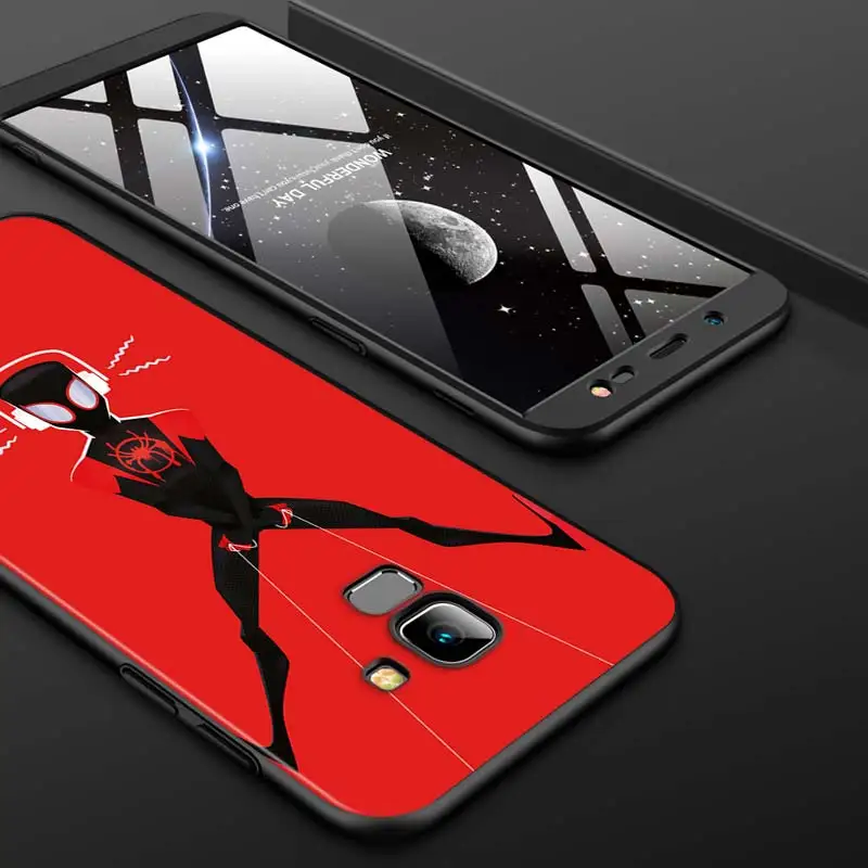 

Spiderman logo Marvel For Samsung J8 J7 Duo J730 J6 J5 J530 J4 J3 J330 J2 Core Star Prime 2018 EU Plus Black Phone Case