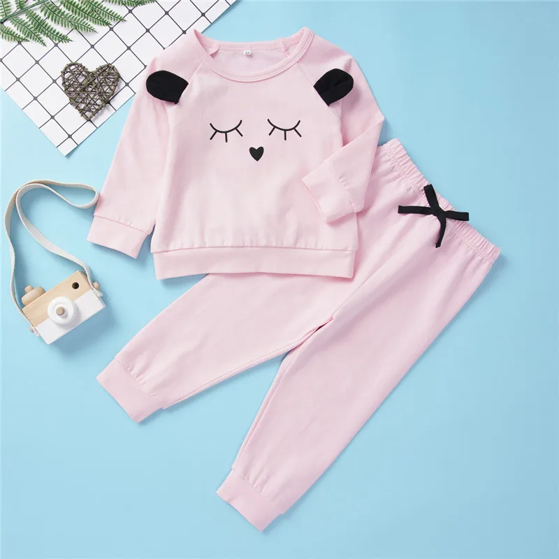 Новинка 2020 года Лидер продаж Милые штаны с героями мультфильмов для девочек Два