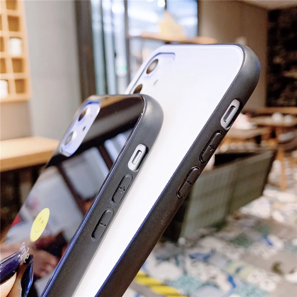 

Tempered Glass Case For Galaxy A01 A10 A10s A10e A20 A20s A30 A30s A40 A50 A50s A60 A70 A80 A51 A71 Shockproof Cover Smile Case