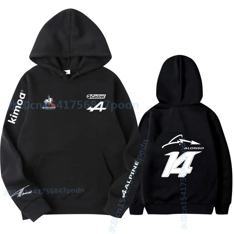 Летняя спортивная одежда для фанатов команды Formula One Racer Alonso F1 Alpine спортивный