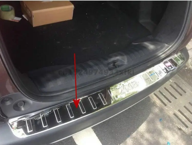 Car-covers High quality stainless steel Rear door threshold Protector Sill fit For 2014-2018 Peugeot 2008 Car styling | Автомобили и