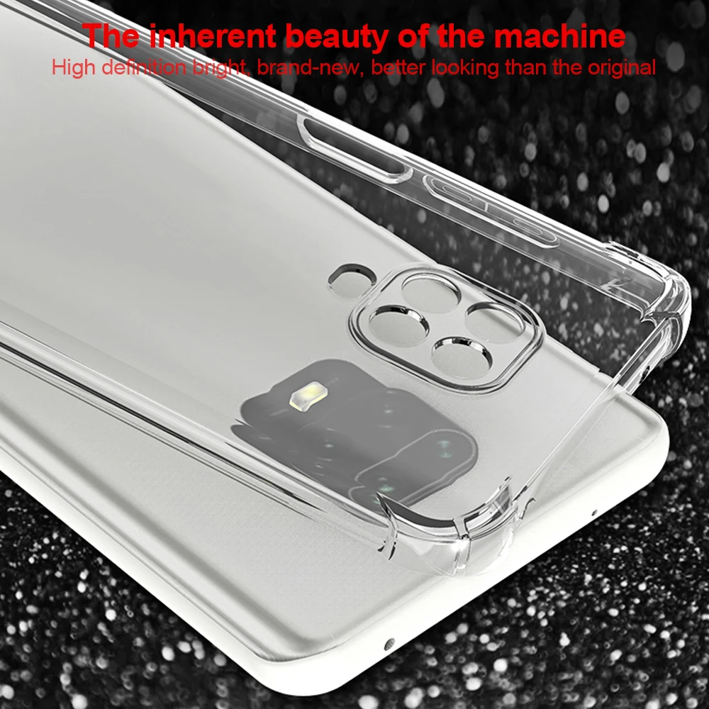 

Silicone TPU Case For Xiaomi Redmi Note 9 Pro Shockproof Cover For Redmi Note 8 8T 8 Pro 9S 9 Pro Max 8A Transparent Phone Capa