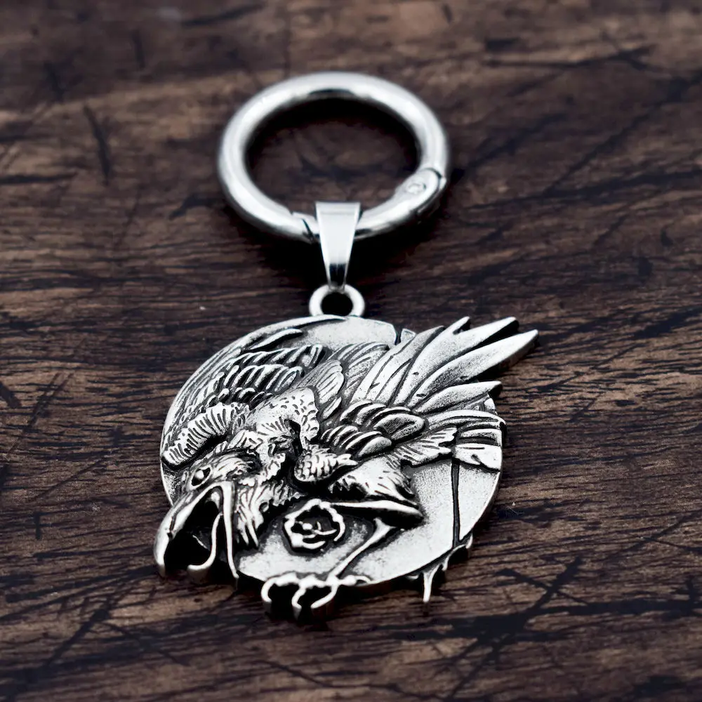 1 шт. брелок viking raven | Украшения и аксессуары