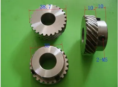 

Module 1 metal gear 26 gear helical gear to turn 90 degrees DIY model toys, machinery fittings free shipping