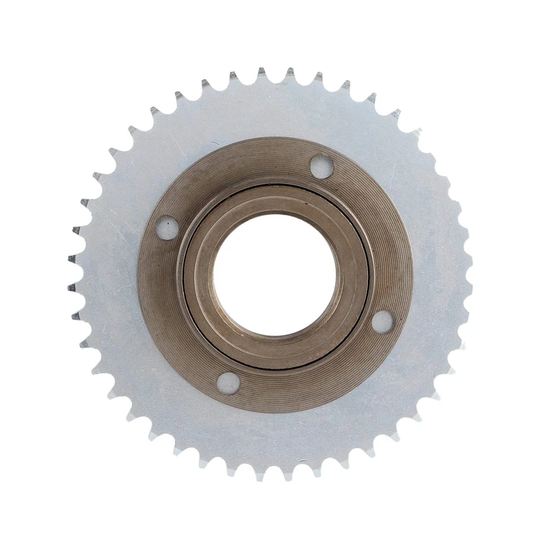 

78mm OD 4 Hole Toothless Flywheel + T8F 44T 54mm Rear Chain Sprocket Fits for 43Cc 49Cc Mini Pocket Gas Scooter ATV