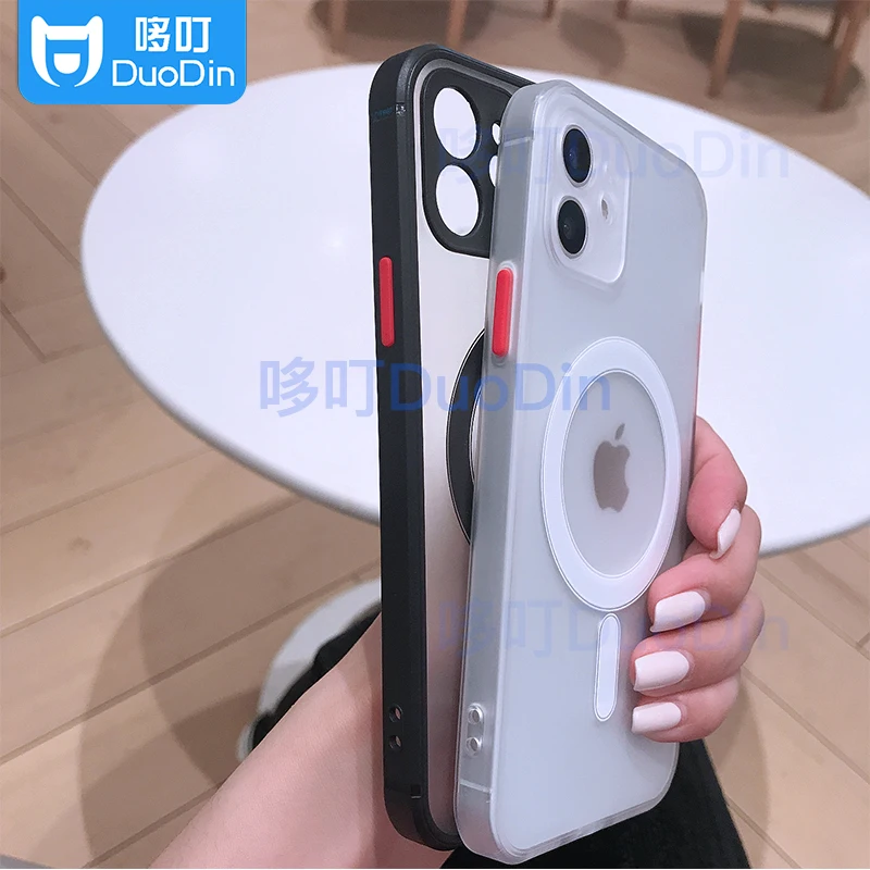 Прозрачный Магнитный чехол для iPhone 11 Pro XS Max Mini Magsafing магнитный X XR - купить по