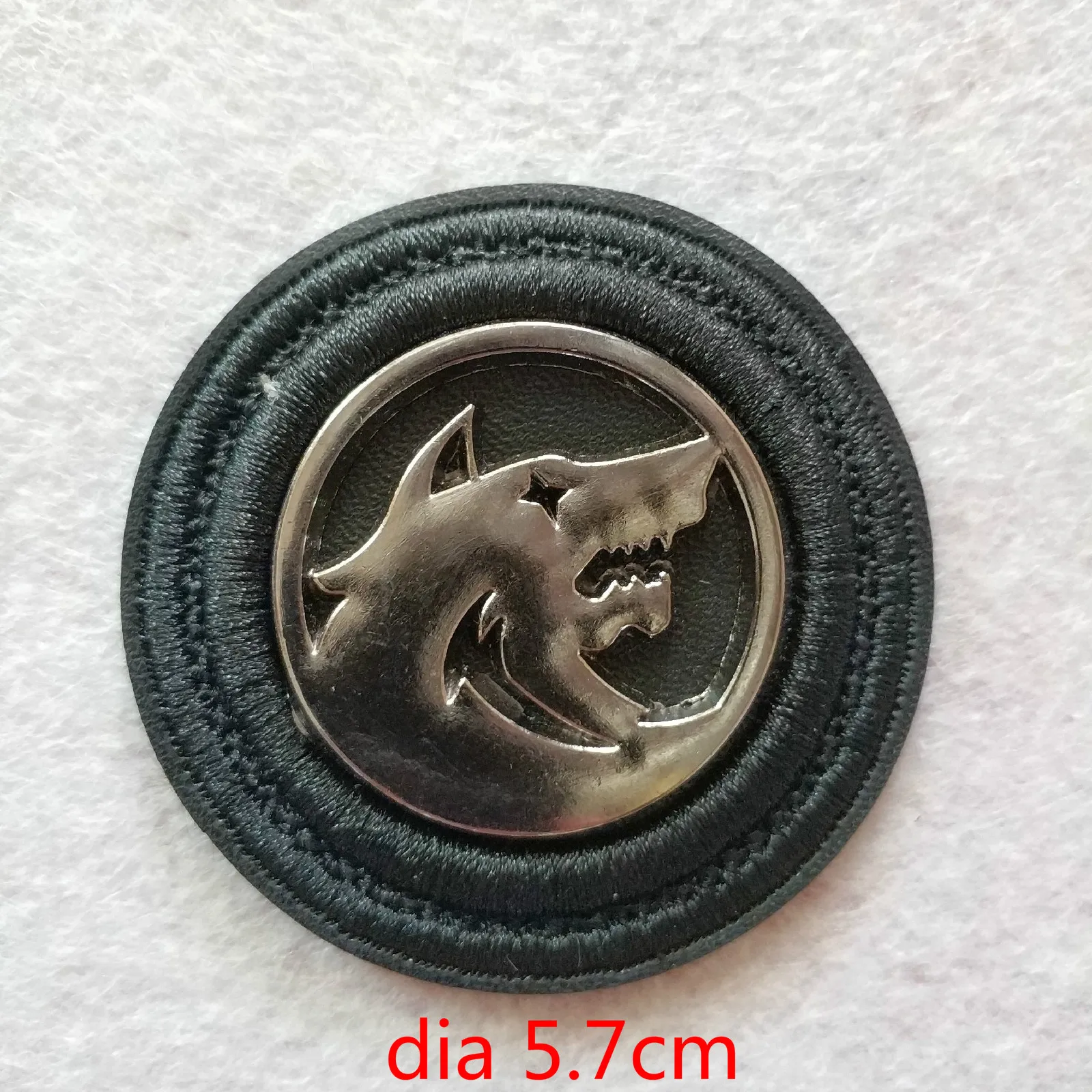 1pc 1-5 XICC DIY швейная кожа черный металл 3D вышивка одежды патч для одежды сумка джинсы на заказ наклейка аппликация для модных людей - Цвет: 1pc 1-5