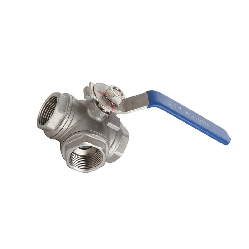 1/4 &quot3/8&quot 1/2 &quot3/4&quot 1 &quotBSP Женская резьба 304 нержавеющая сталь Трехходовой Т тип l