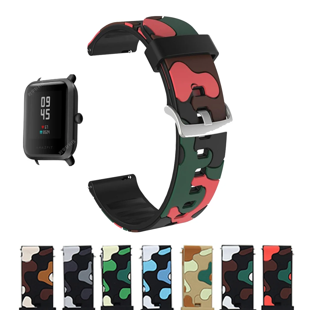 Ремешок для huawei GT 2 2E 42 46 мм браслет huami amazfit gtr bip Samsung Gear sport S2 S3 Classic galaxy watch active 40 44 22 20
