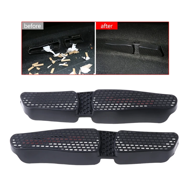 

P82B 2 Pcs Car Rear Seat Air Condition Vent Outlet Cover