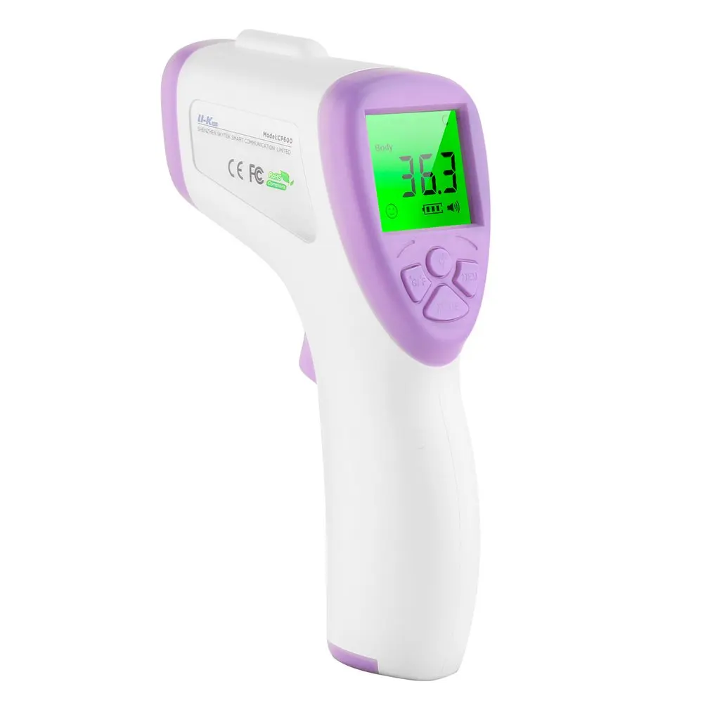 

Non-contact IR Infrared Sensor Thermometer Temperature Measurement LCD Digital Display Changeable Battery Powered Termometro