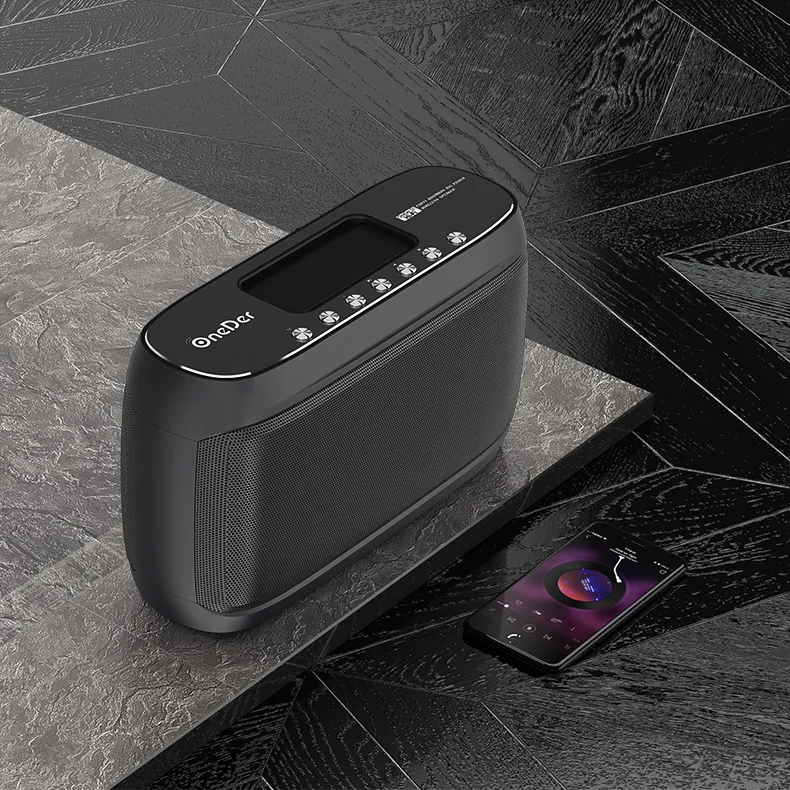 OneDer D1 bluetooth динамик HIFI с функцией DSP и супер бас беспроводной громкоговоритель 40