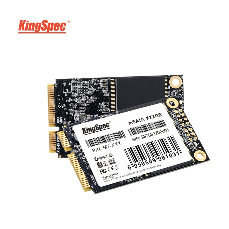 KingSpec mSATA SSD твердотельный диск мини SATAIII 64 ГБ 120 128 240 256 500 512 1 ТБ ssd жесткий для