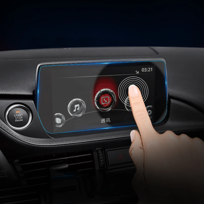 Закаленное стекло для Mazda 6 Atenza GJ GL 2019 2020 Автомобильная GPS-навигация защита экрана