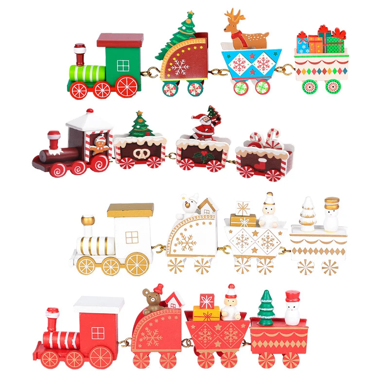 Деревянный поезд 4 шт.|Железные дороги| |