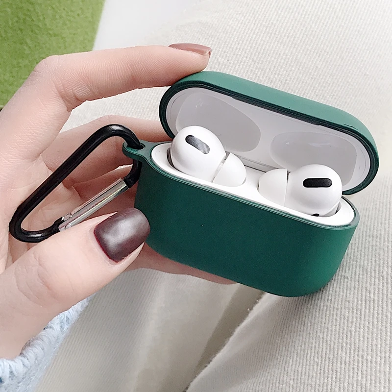 Сплошной цвет ТПУ чехол для наушников Apple AirPods 3 Pro Чехол AirPods3 красочные