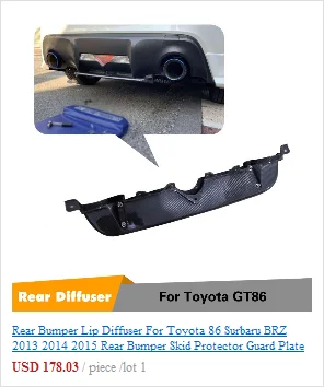 Для GT86 FT86 BRZ FR-S GT Крыло задний спойлер крыло+ алюминиевые Кронштейны углеродное волокно/FRP