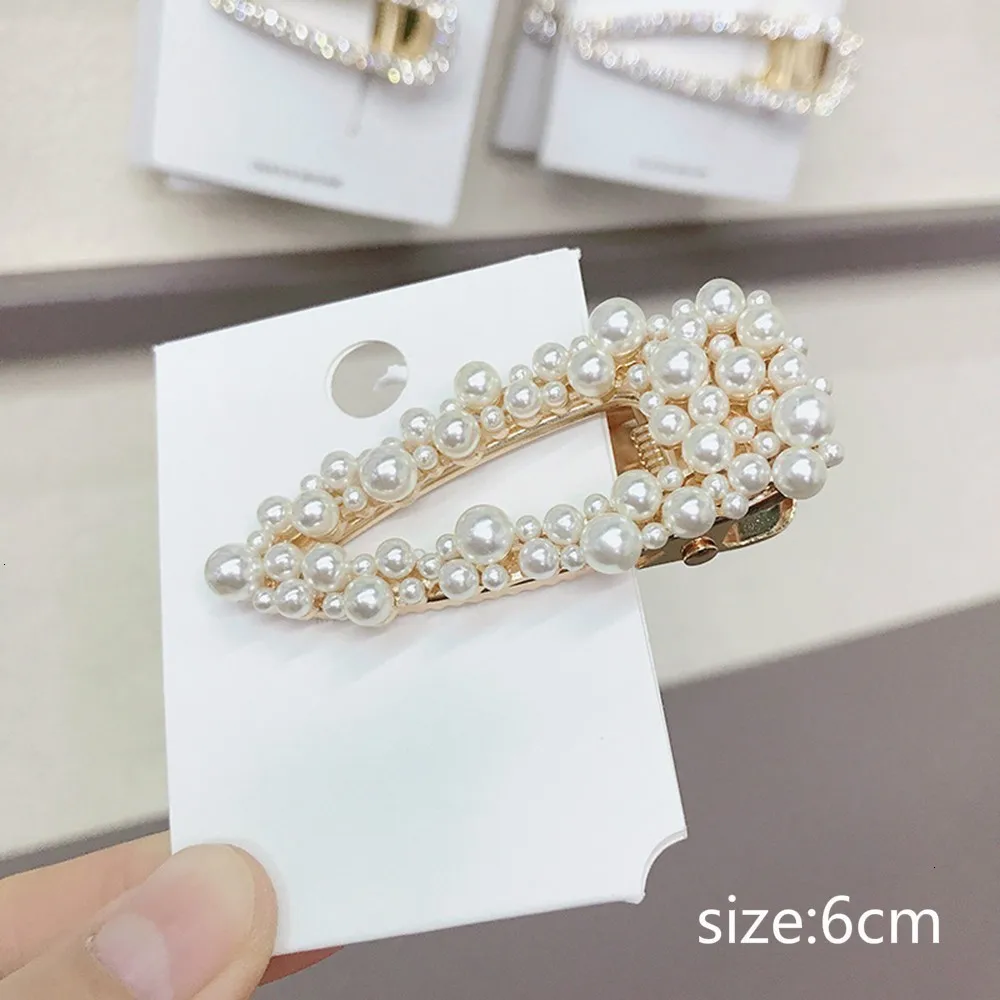 Корейский сердце Имитация шпильки с жемчугом девушка квадратная капля жемчуг заколки для волос Свадебные Заколки ювелирные изделия для волос аксессуары