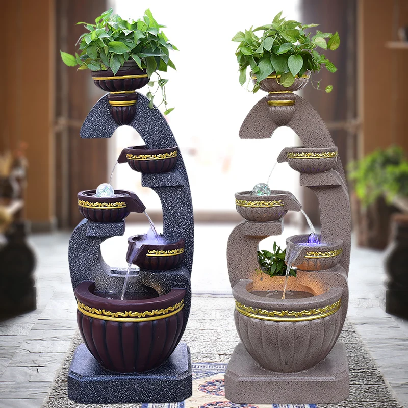 Фонтан для воды в европейском стиле украшение дома и сада офиса|Фонтанчики