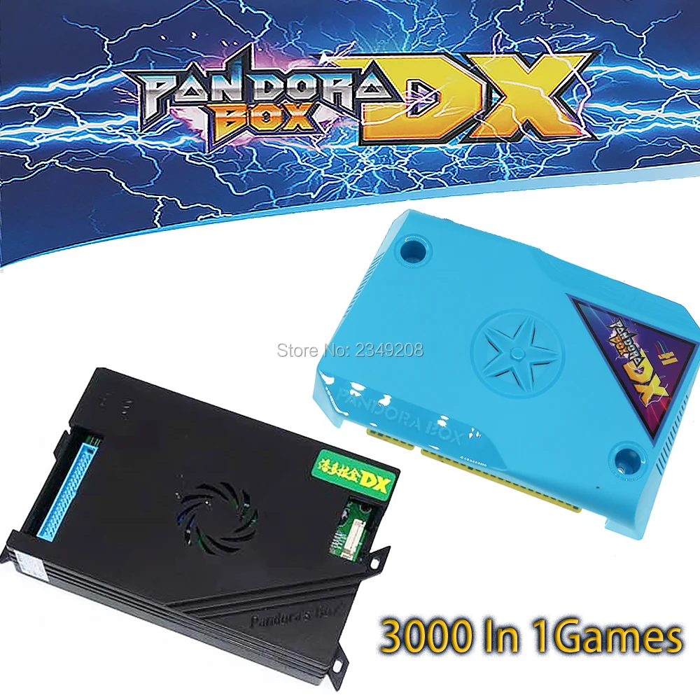 3D Pandora’s Box Original 3H DX 3000 IN 1 Game Board Retro PCB Support Wireles Gamepad 28PIN Jamma Cartridge