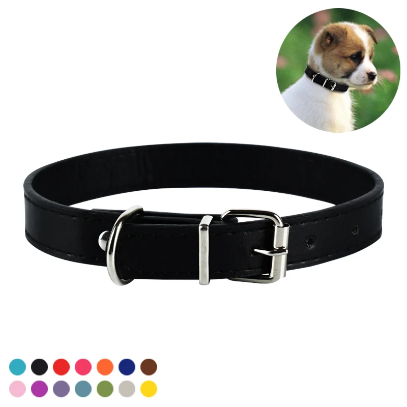 

Dog Collars Solid Blue Teddy Red Chihuahua Cat Necklace Puppy Scarf 12 Colors Size Adjustable Suitable for Medium and Small Pets