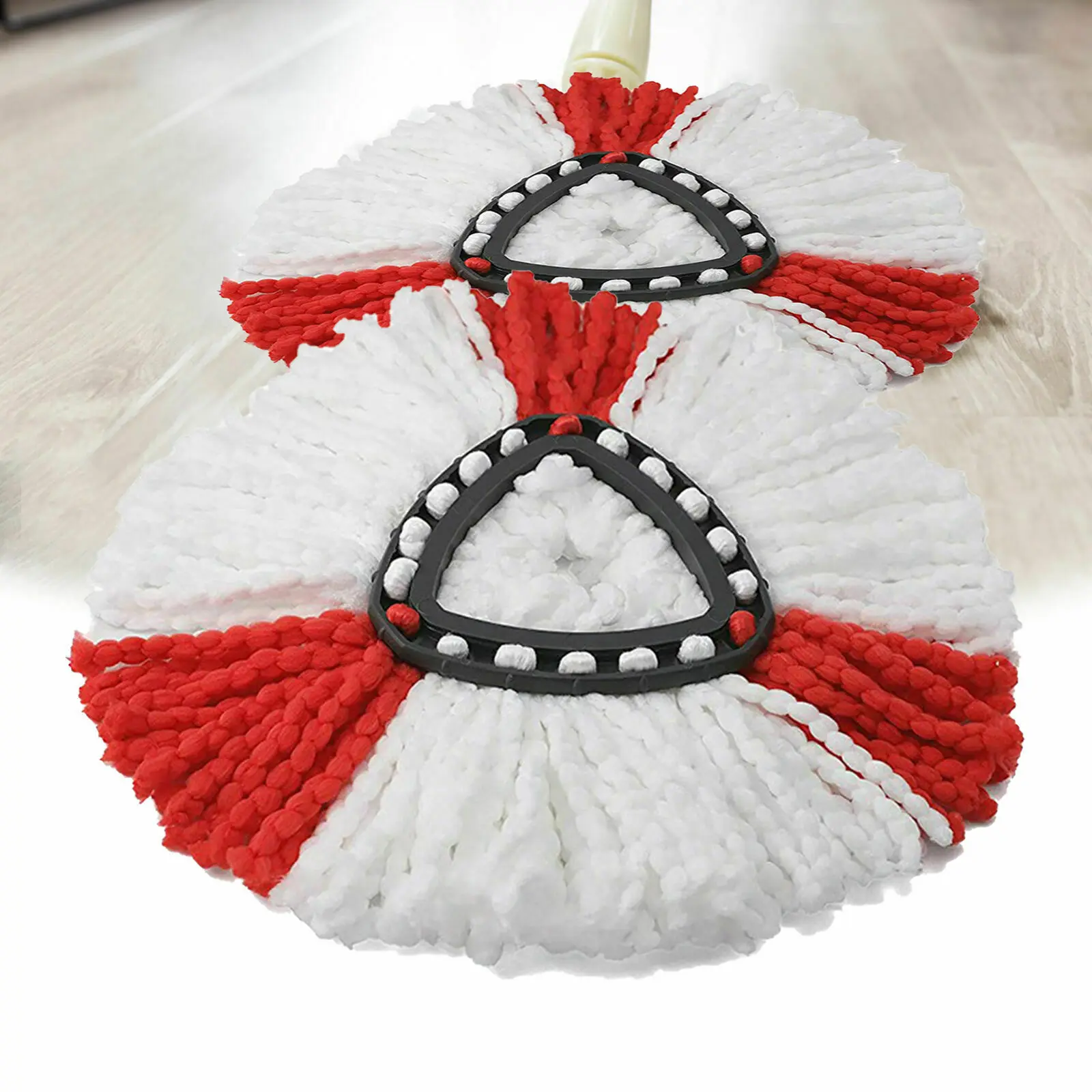 2Pcs Reusable Mop Head Replacement for Vileda O-cedar Washable Pad Polyester Mopping Cloth 360 Rotatable Accessories | Дом и сад