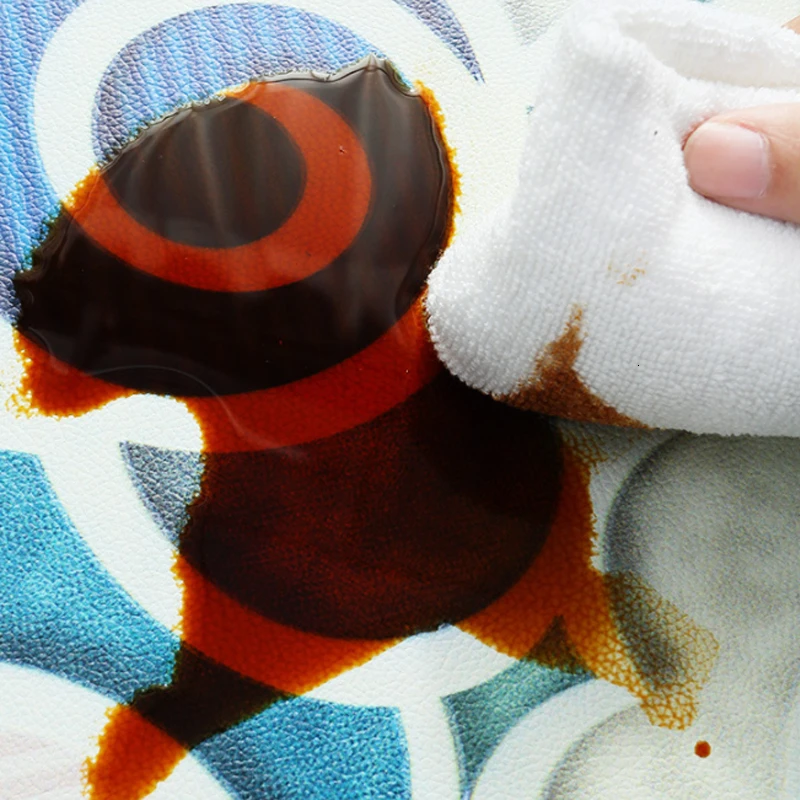 Качественные кухонные коврики ПВХ кожаные напольные большие для спальни татами