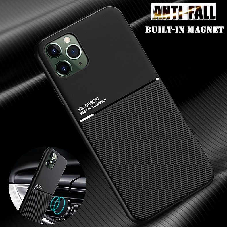 

Coque For iPhone 11 12 Pro XS Max Mini 8 7 6S 6 Plus XR X 5S 5 Magnet Anti Shock TPU Shell Case Cover For Apple iPhone SE 2020