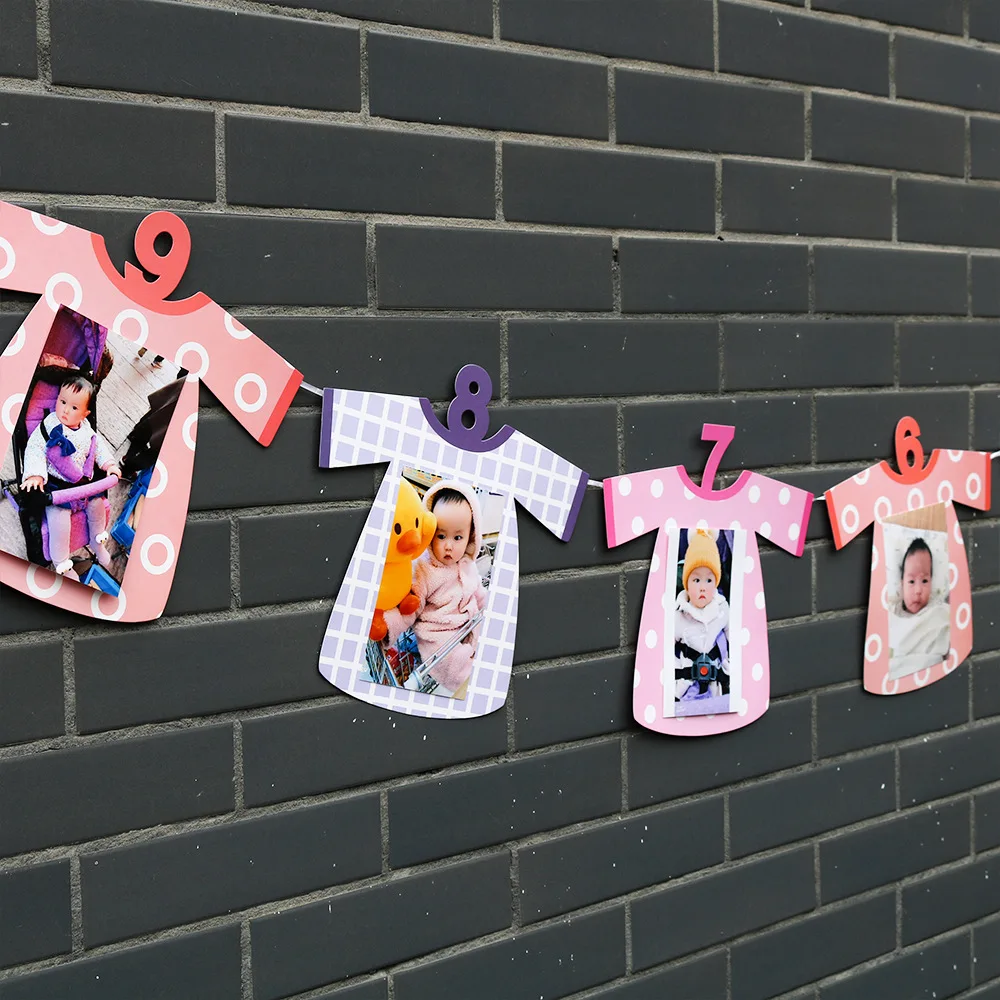 Гирлянда с надписью Baby Shower на 1 год|Флажки вымпелы и конфетти| |