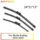 Комплект стеклоочистителей APPDEE для Skoda Kodiaq, передние и задние щетки стеклоочистителя лобового стекла, 24 дюйма, 21 дюйм, 13 дюймов, 2016, 2017, 2018, 2019
