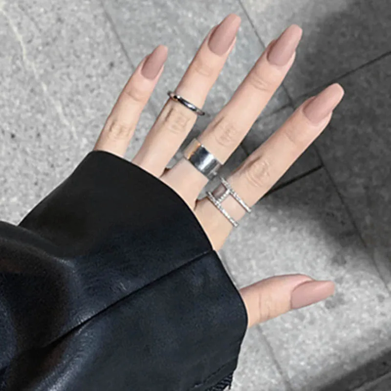 24 шт. балерины в европейском и американском стиле накладные ногти длинные с