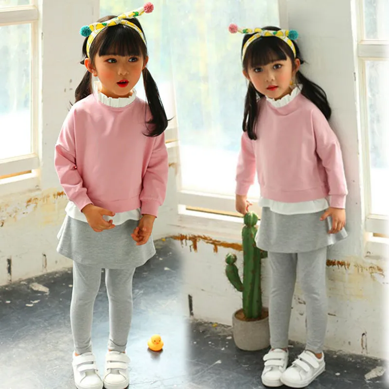 

Спортивный костюм для девочек 2-8 лет, на весну и осень