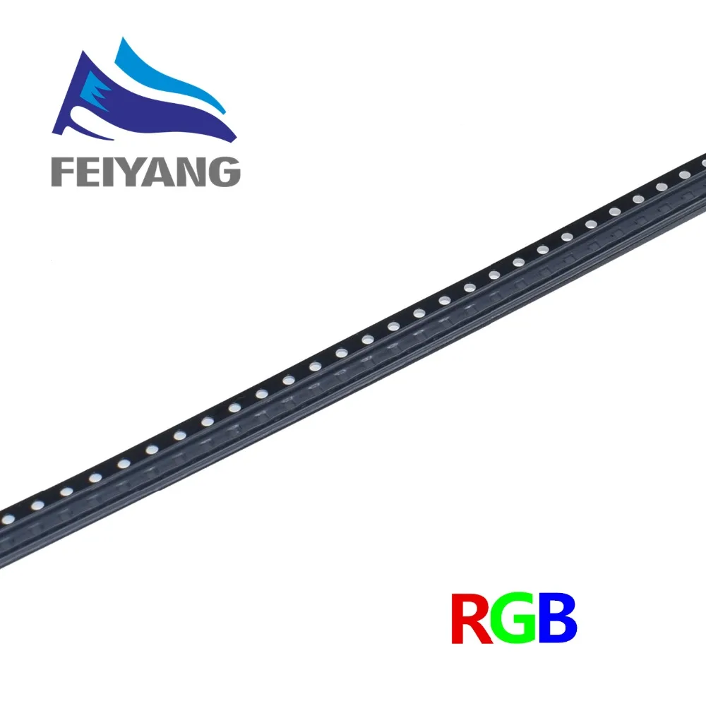 1000 шт./лот LED0402/1005 SMD световые бусины яркий RGB красный зеленый синий светодиод