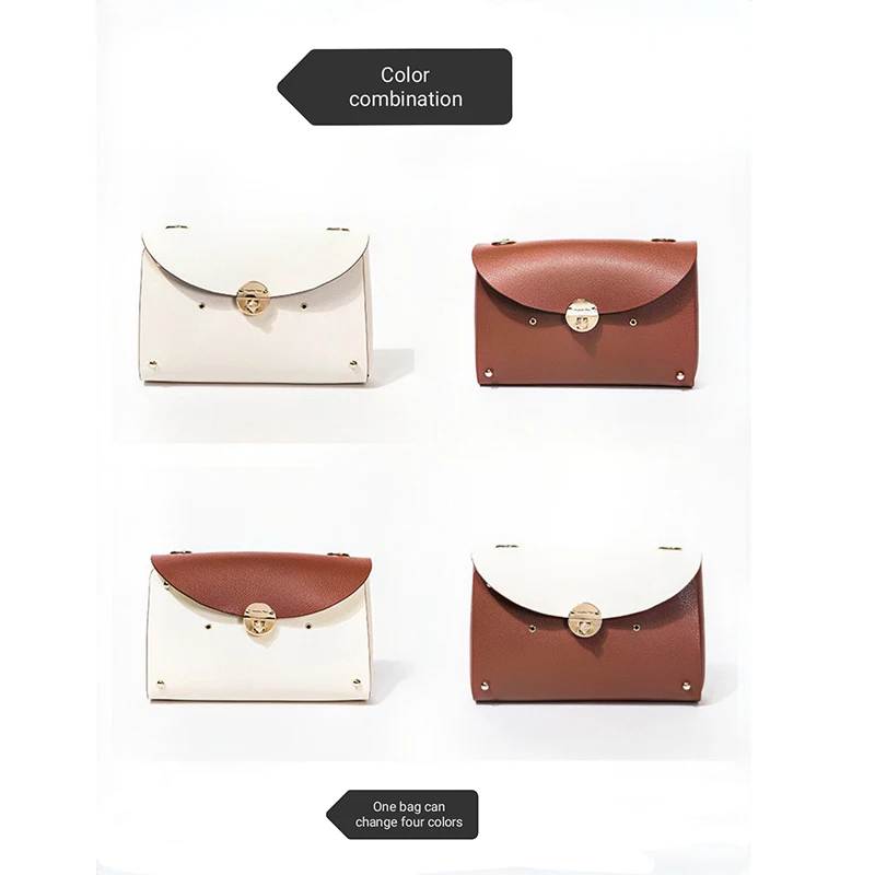 

New White Handmade Pearl Mask Vertical Transparent Jelly Bags Hardware Chain Pearl One Shoulder Mobile Phone Bag