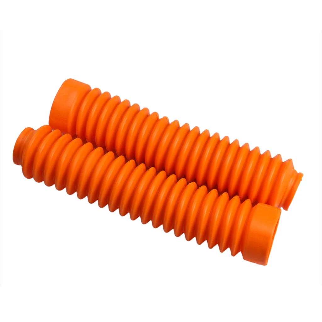 

2x Universal Motorcycle Front Rubber Fork Boots Shock Absorber Dust Cover