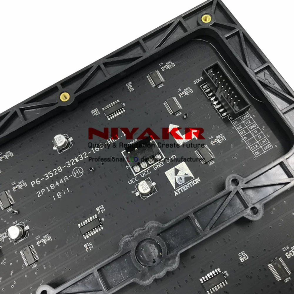 Светодиодный модуль Rgb 32x32 пикселей 3 в 1 с высоким разрешением Smd P6 | Электронные